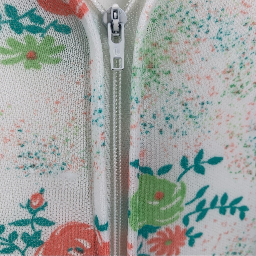 Vintage Floral Polyester Fill Length Sleeveless Dr - Picture 9 of 10